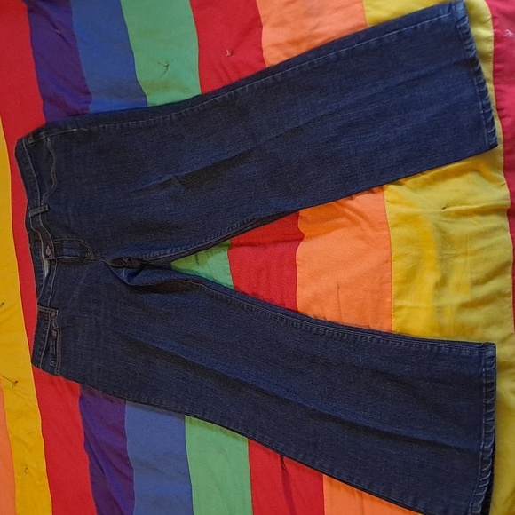 GAP Boot Cut Dark Wash Jeans Size 18R - Picture 2 of 9